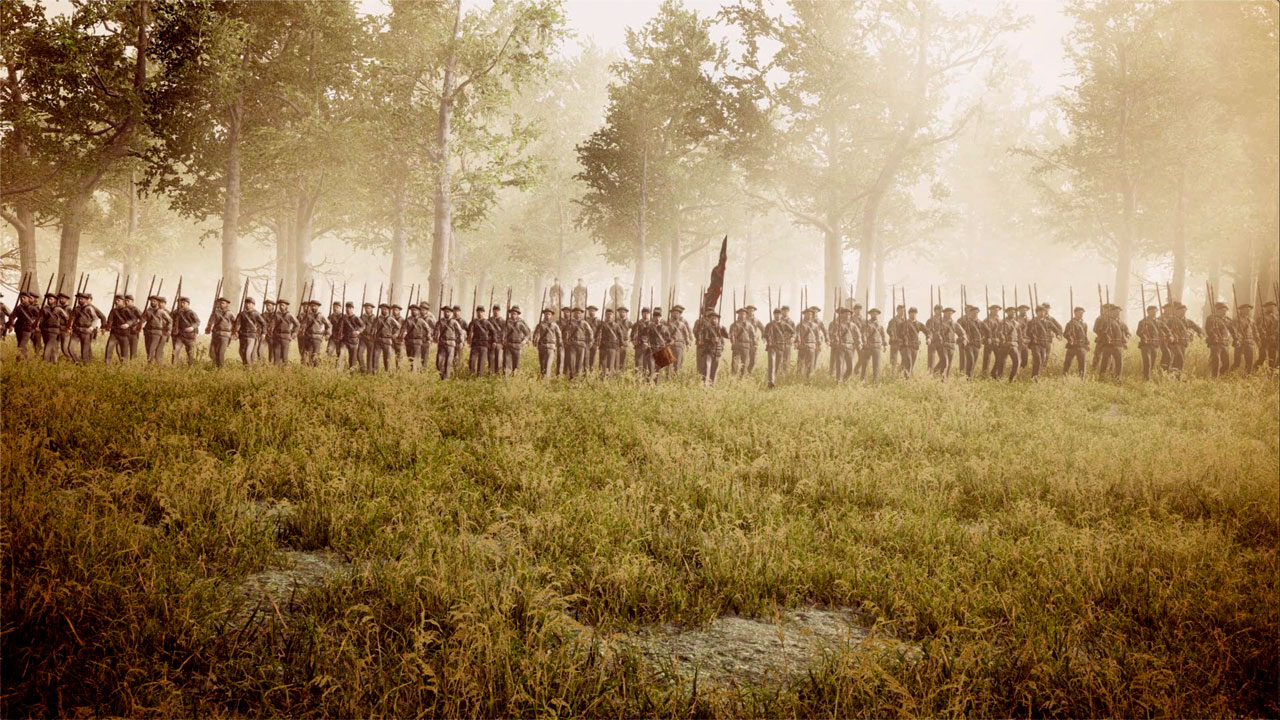 Pickett's Charge, Battle of Gettysburg - 3D Rendering