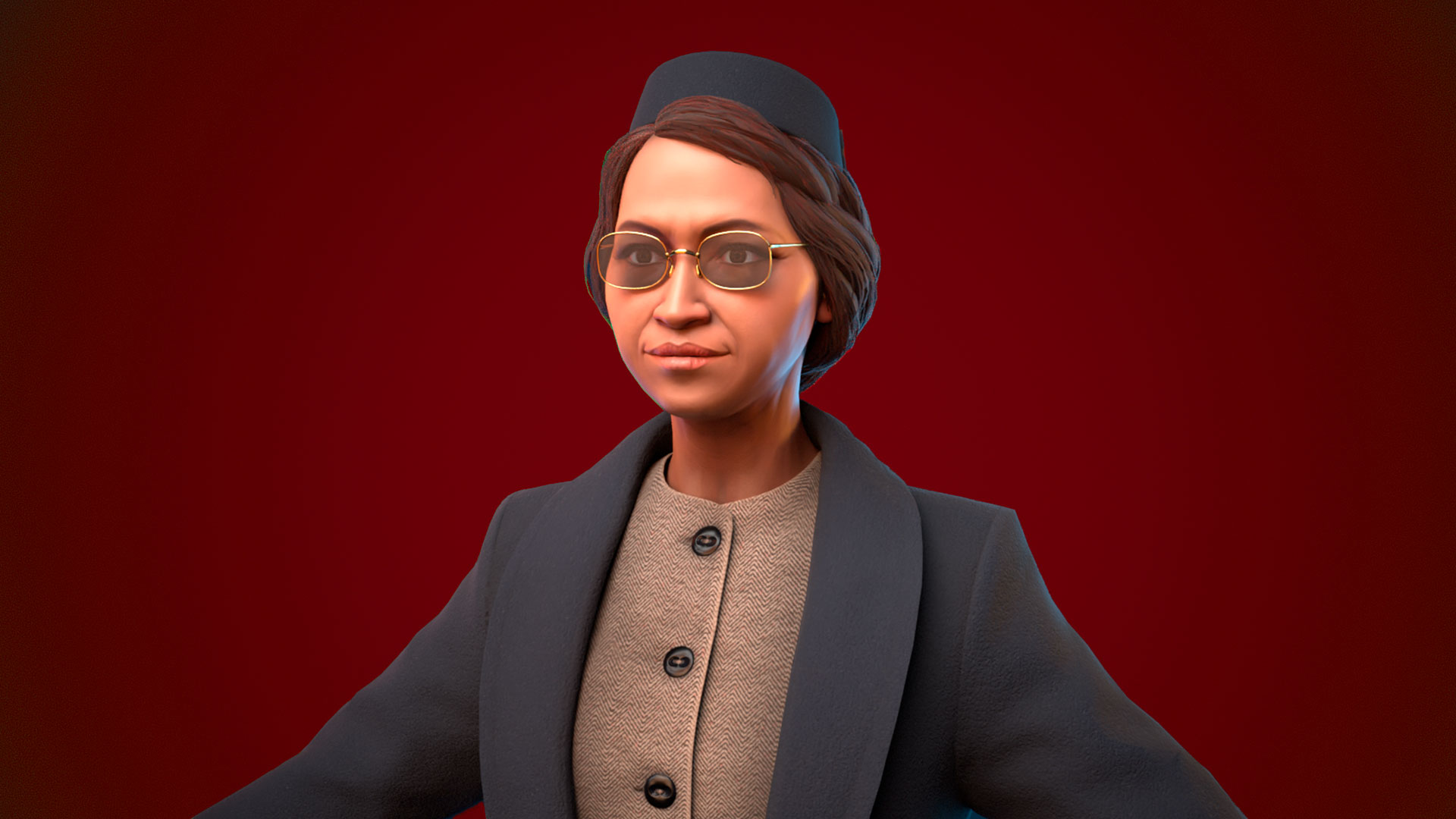 3D Model of Rosa Parks